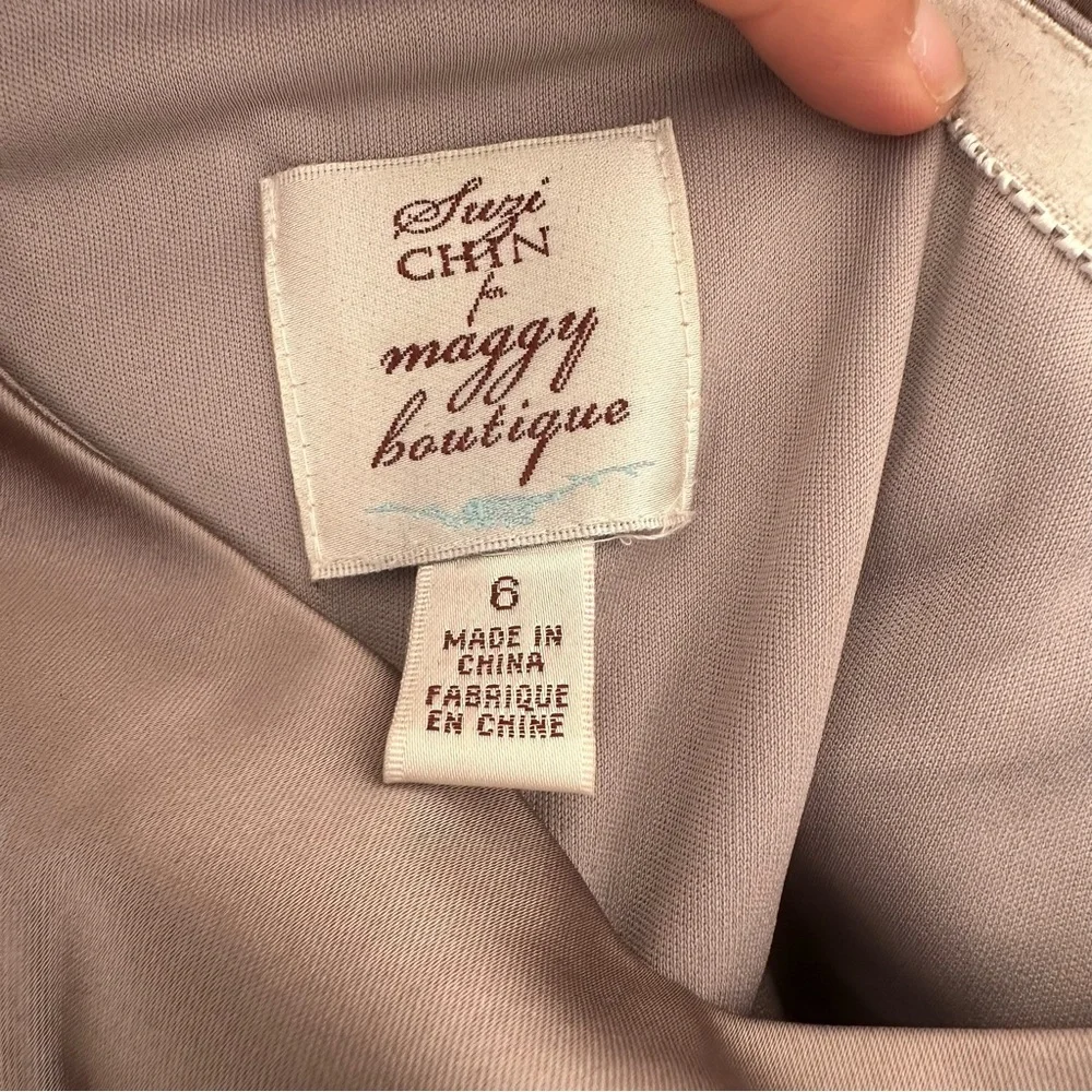 Melanie Lyne one shoulder metallic grey dress - Picture 6 of 6